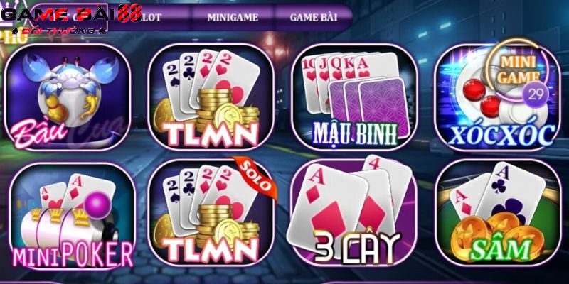 Giới thiệu các loại game bài đổi thưởng tại nhà cái