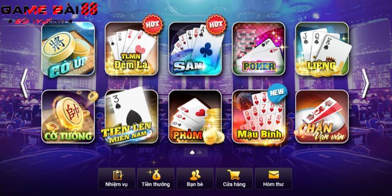 Những ưu điểm của sảnh game bài của nhà cái