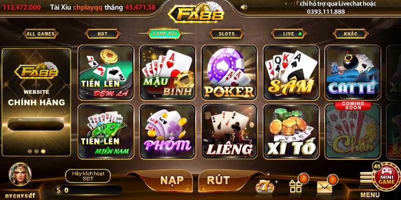 Anh em cần lên chiến thuật hợp lý để tăng cơ hội thắng ở FA88