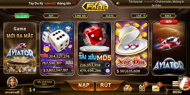 Anh em luôn được cung cấp dịch vụ tốt nhất tại sân chơi này